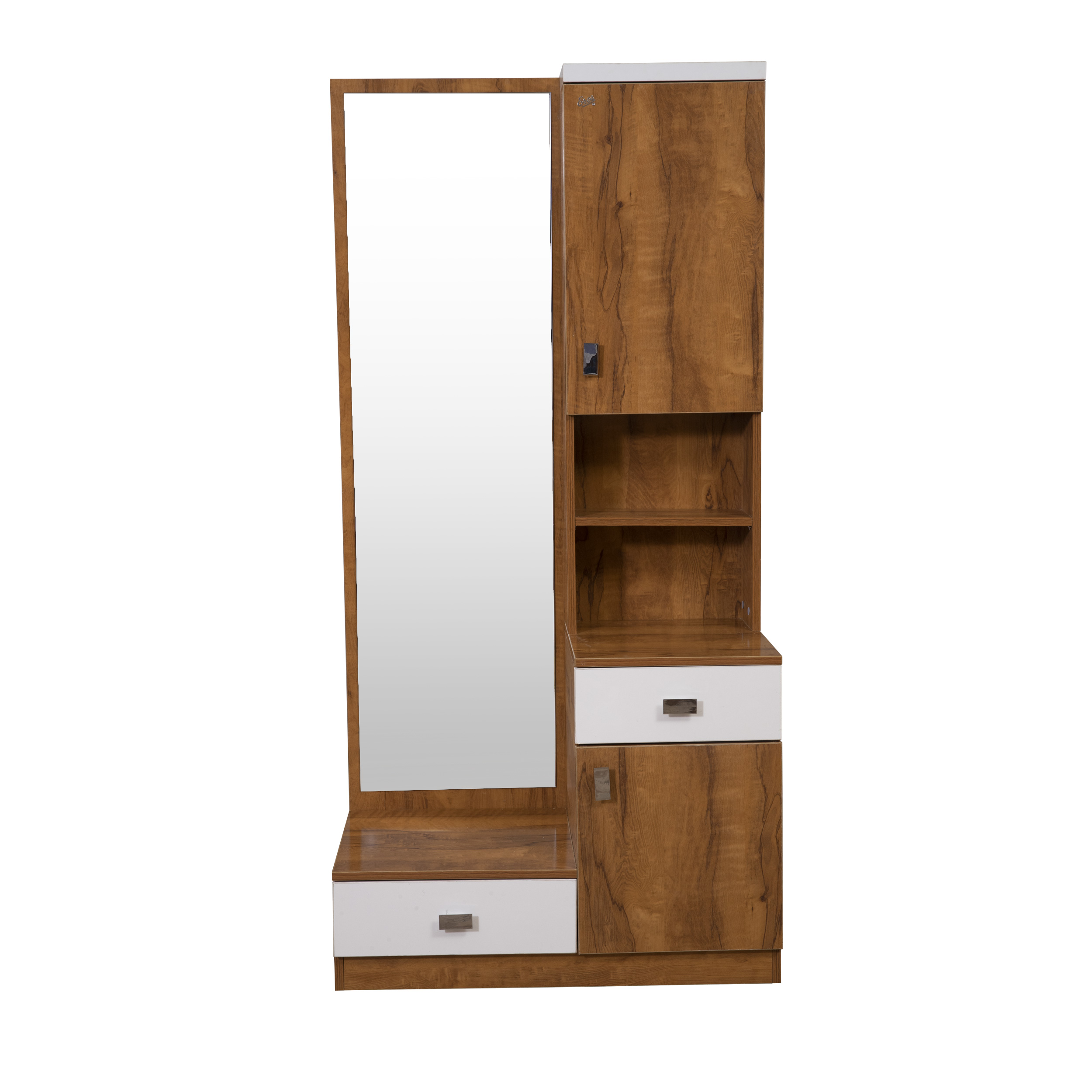 Amer Solid Sheesham Wood Dressing Table With Storage Stool (Natural Fi –  eBansal Furniture